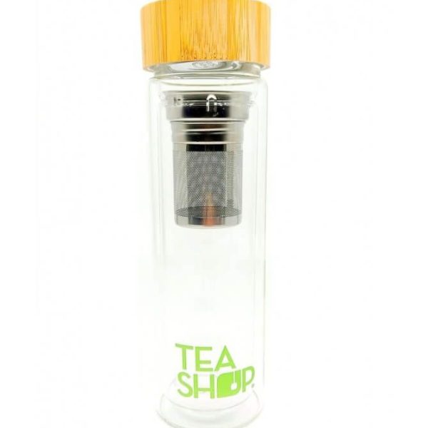 Termo Doble Vidrio con Infusoro